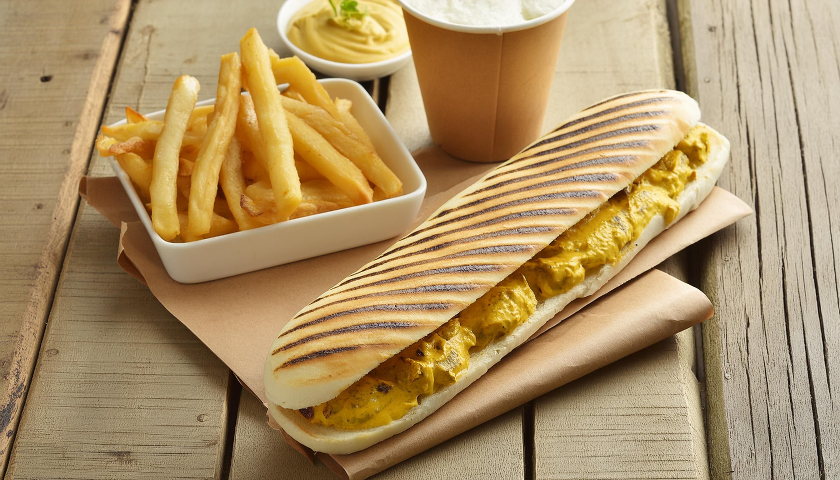 Panini Poulet Curry